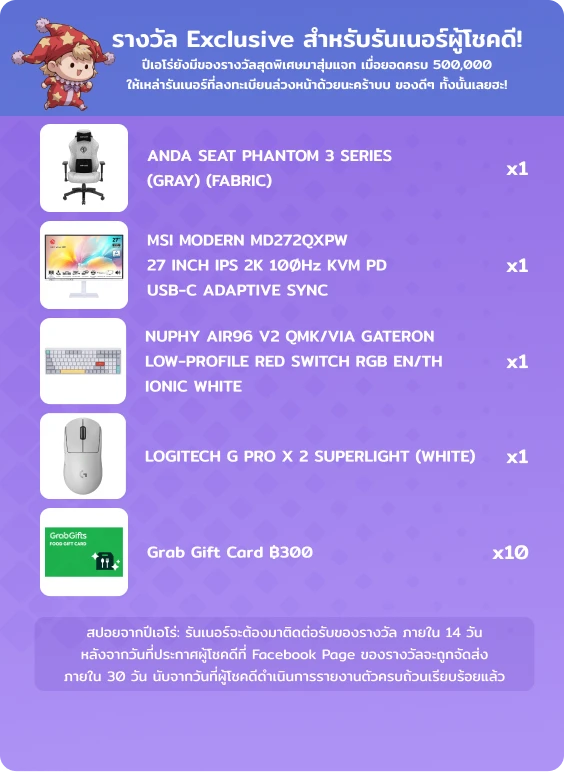 Tales Runner Pre-Register Reward 500k Exclusive